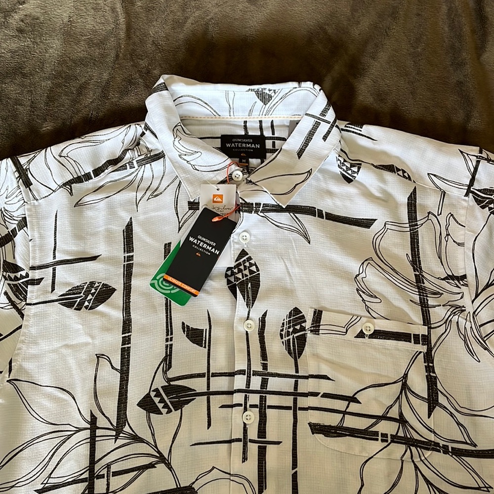 New Mens Quicksilver Waterman Shirt